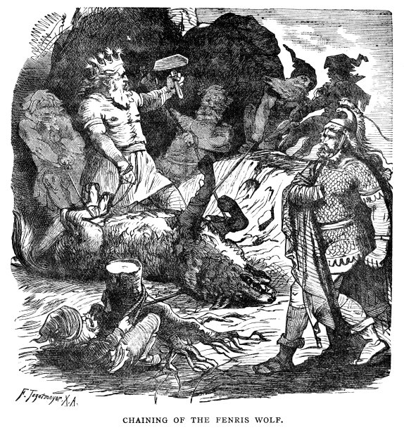 挪威神话-芬里斯·沃尔夫图片下载