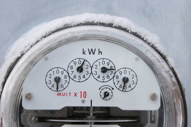 电表与雪图片下载