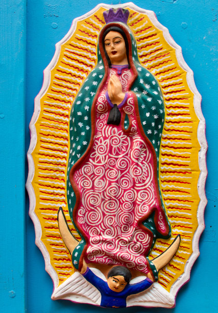 圣母玛利亚的瓜达卢佩画像图片下载