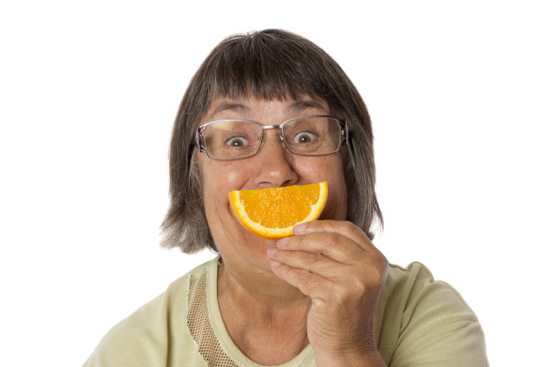 橙色的微笑图片下载