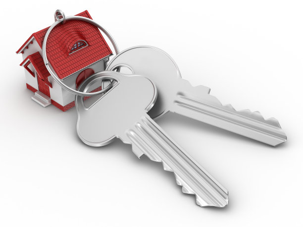 钥匙和房子吊坠图片下载