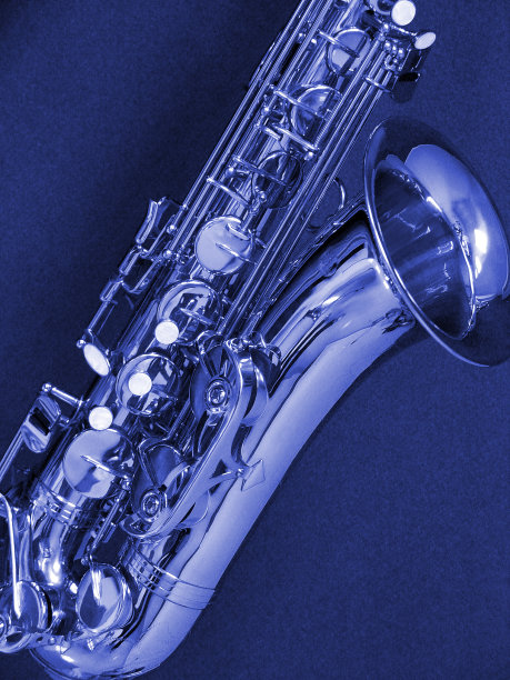 蓝色的Sax二世图片下载