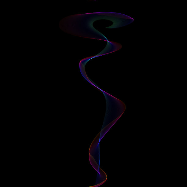 黑色背景上的抽象光图片下载