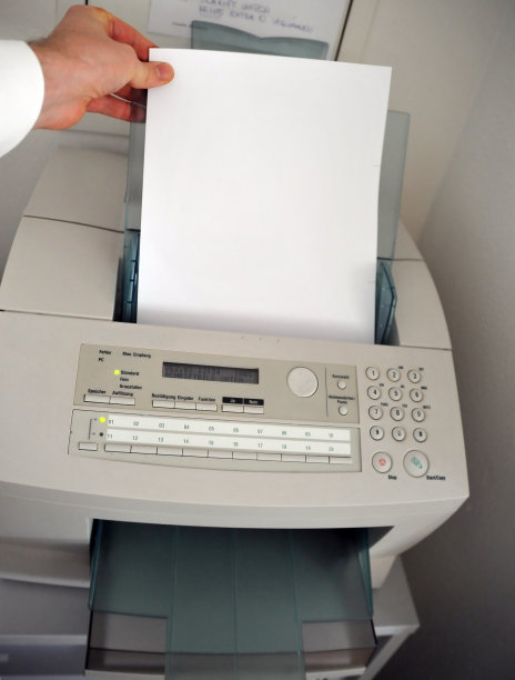 带手动和拷贝空间的传真机图片下载