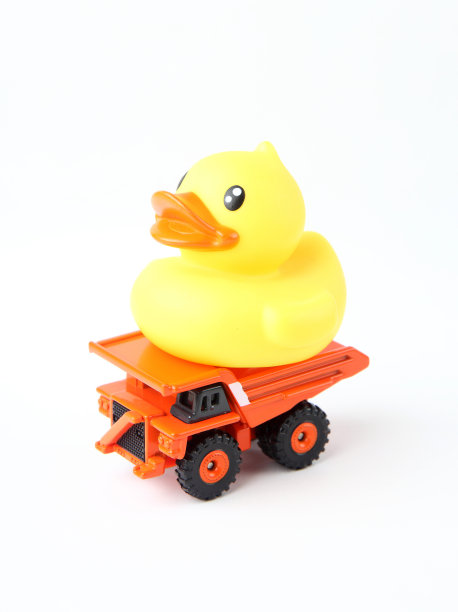 橡胶鸭和卡车图片下载