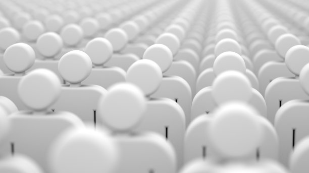 一群抽象的人图片下载