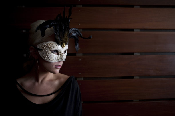 威尼斯面具与复制空间素材图片