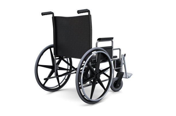 从后视图看轮椅图片下载