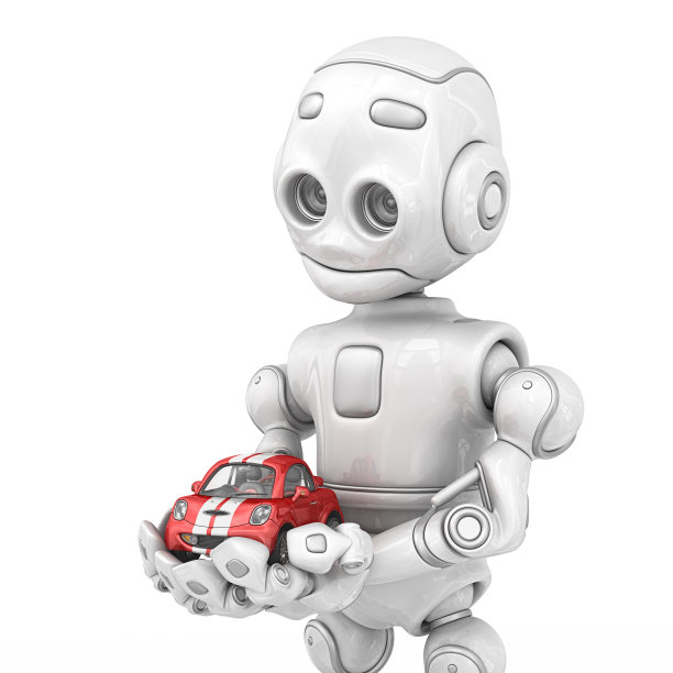 抱着机器人的跑车图片下载