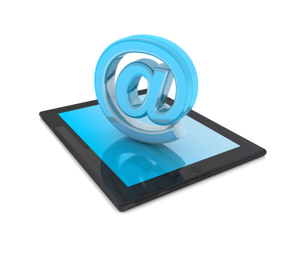 平板电脑和@标志图片下载