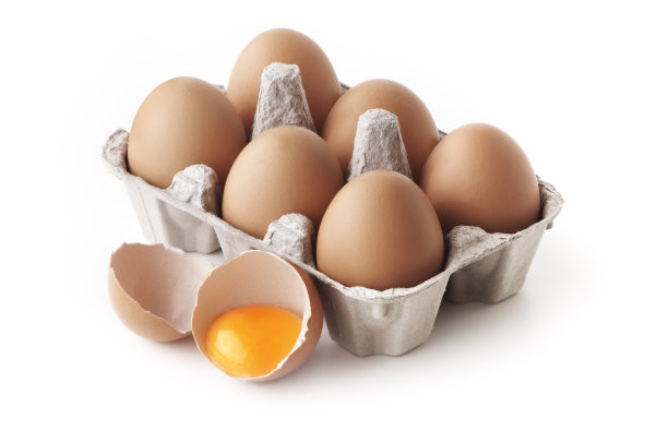 鸡蛋放在纸箱图片下载