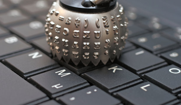 排版-带打字球的键盘图片下载