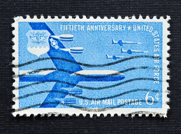美国空军五十周年六分邮票图片下载