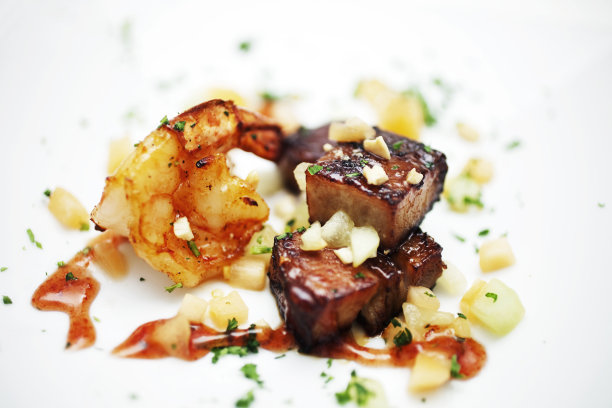 大虾和五花肉图片下载