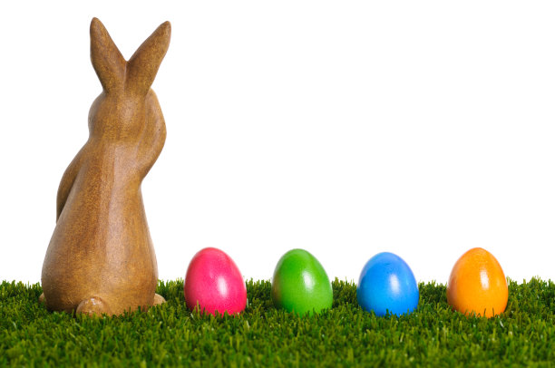 从后面看复活节兔子图片下载
