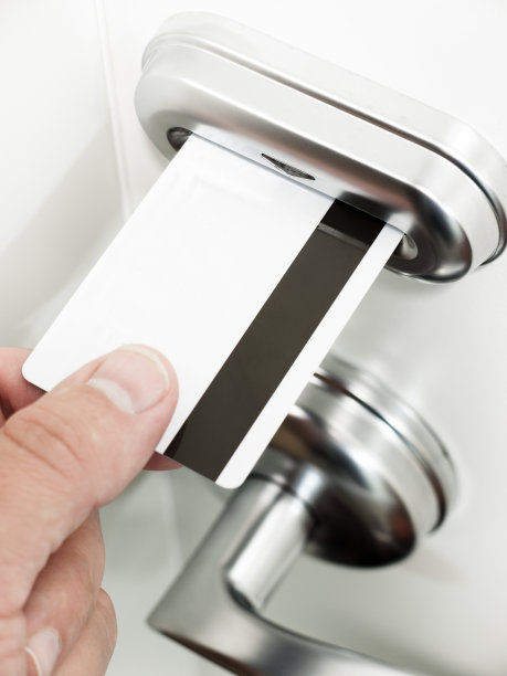 手解锁电子钥匙卡门锁图片下载