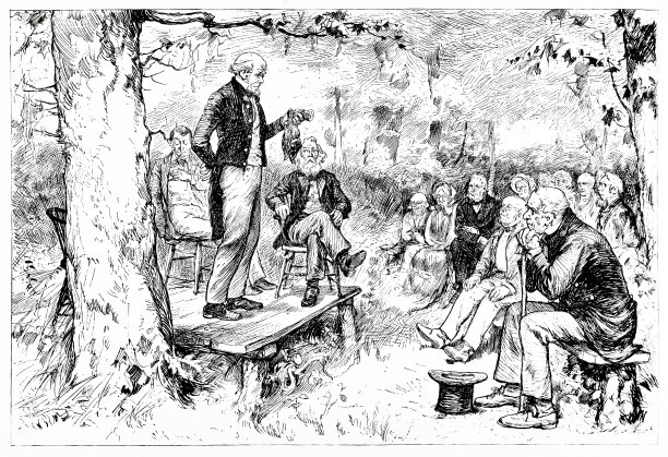 男人的会议-维多利亚版画图片下载