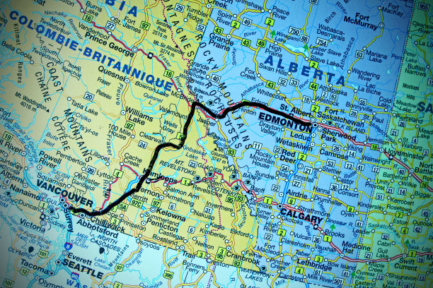 地图上的横山管道图片下载