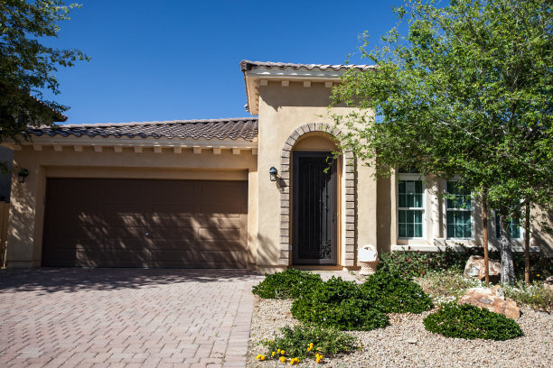 亚利桑那州风格的房屋设计在这个地区很常见图片下载