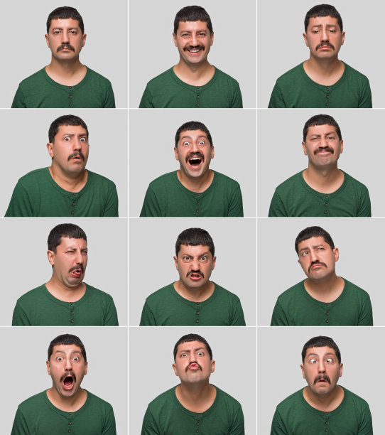 真人多重表达图片下载