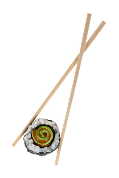 传统的日本寿司孤立在白色图片下载