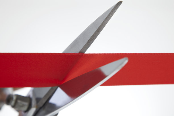 剪彩红丝带图片下载