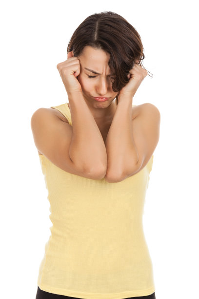 她很沮丧图片下载