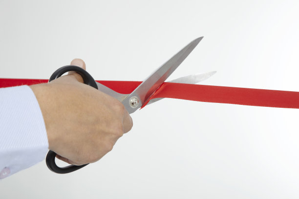 剪彩红丝带图片下载