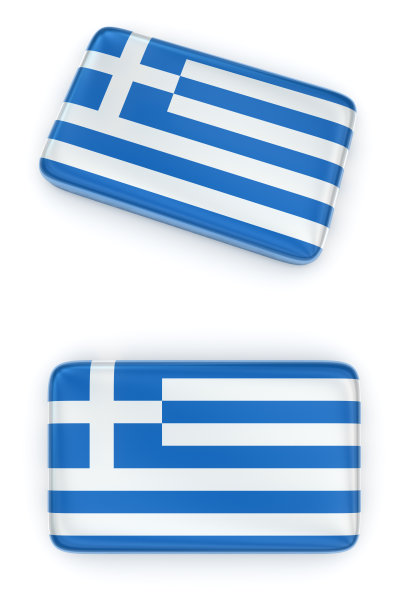 希腊国旗徽章图片下载