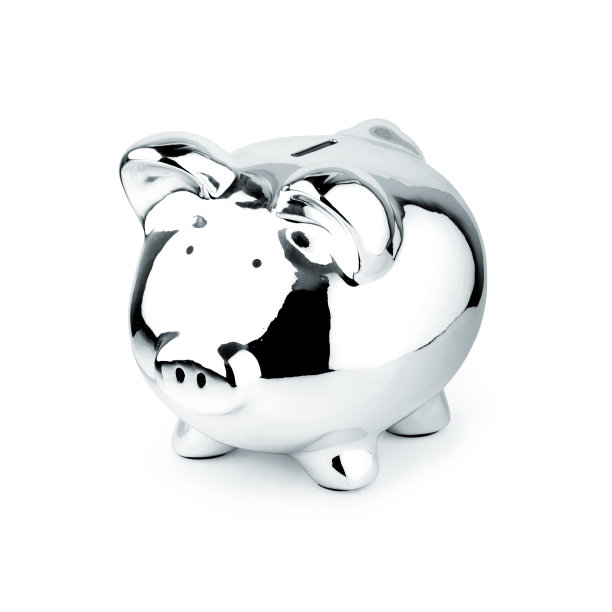 银色的小猪图片下载