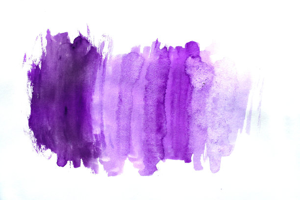 紫色的水彩色图片下载