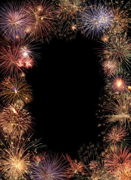 新年的焰火图片下载