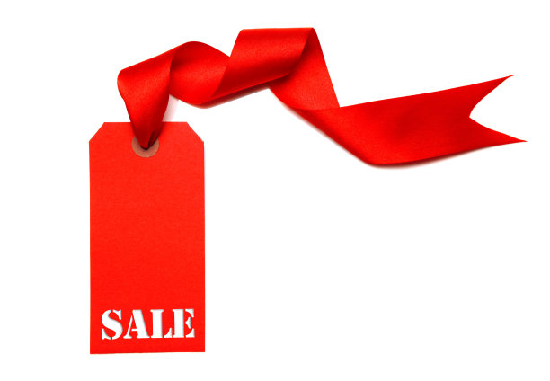 红色标签出售图片下载