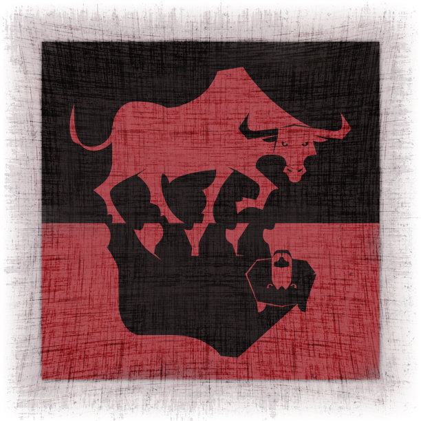 牛和熊的符号图片下载