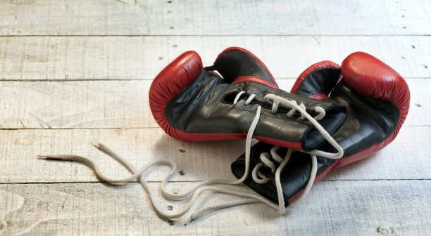 拳击手套。图片下载