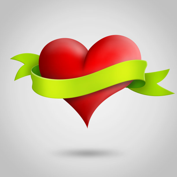 红色情人节的心图片下载