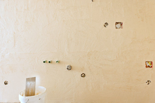 添加房屋内部前的旧墙图片下载