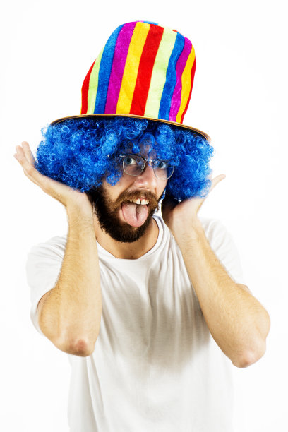 蓝色头发的表情图片下载