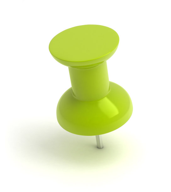 绿色图钉图片下载