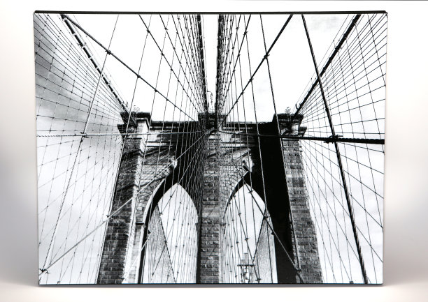 布鲁克林大桥油画艺术图片下载