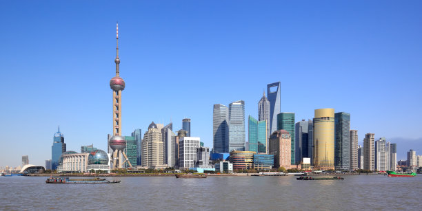 上海的天际线图片下载