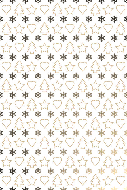 圣诞节和新年的包装纸图片下载