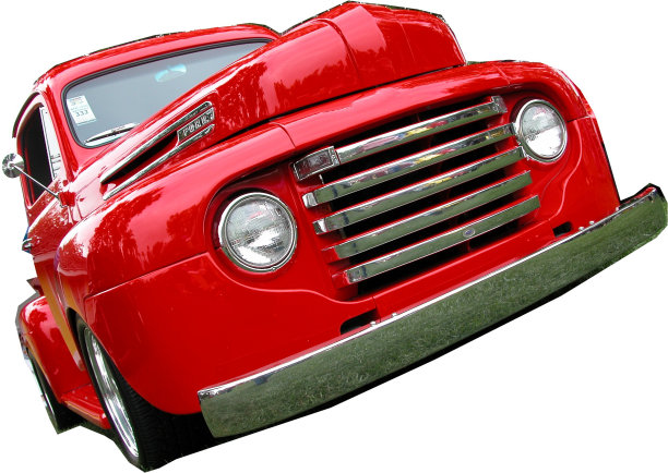红色福特卡车图片下载