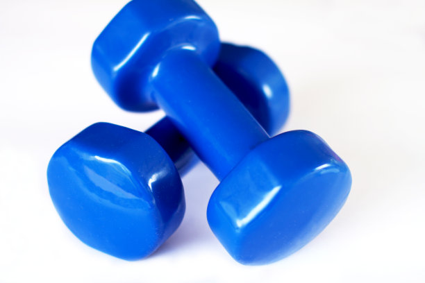 蓝色的哑铃图片下载