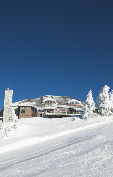 滑雪小屋-我图片下载