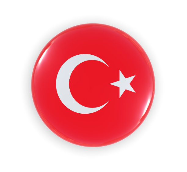 徽章上的土耳其国旗图片下载