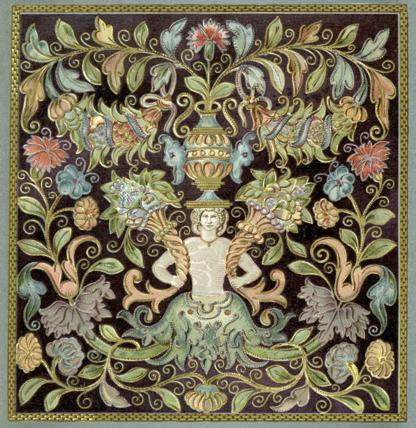 文艺复兴床挂设计图片下载