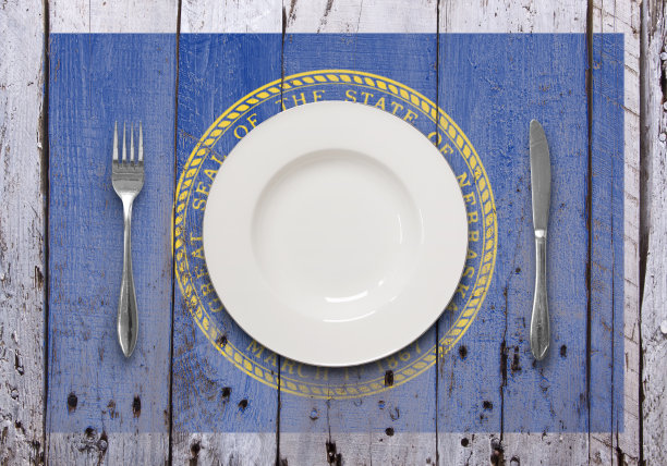 乡村木材上的内布拉斯加州食物图片下载