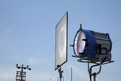 电影灯光和软滤镜图片下载