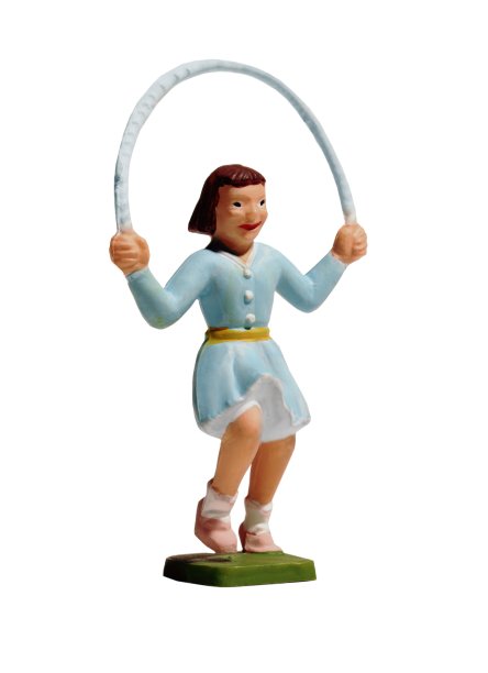 小女孩跳绳图片下载